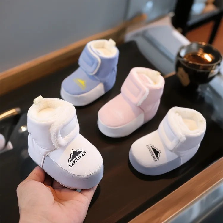 秋冬季新生婴儿鞋不掉鞋0-1岁男女宝宝加绒保暖学步前鞋0-12个月6