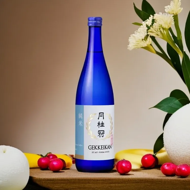 月桂冠蓝标纯米酒720ml日本原装进口辛口清酒Gekkeikan