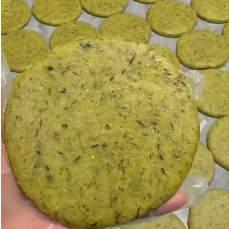 云南特产面蒿粑粑传统做法可烤吃煎吃