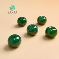 石惑珠宝-碧玉鼓珠吊坠约16*13mm-多样性发一