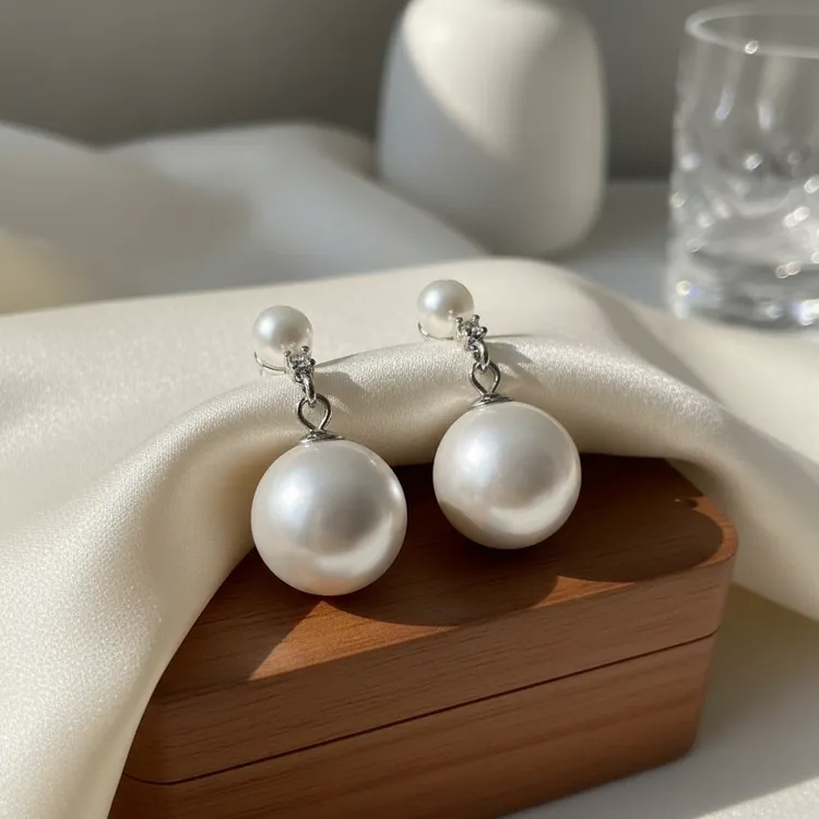 铜合金耳饰 T26气质时尚百搭复古简约强光经典素款