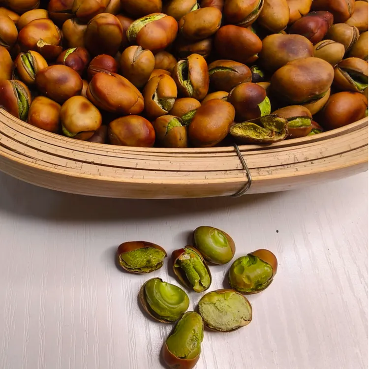 云南正宗保山绿心蚕豆原味香酥脆坚果零食炒豆原味新豆