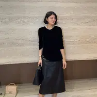 TANTAN 休闲宽松百搭慵懒秋冬毛针织衫3329
