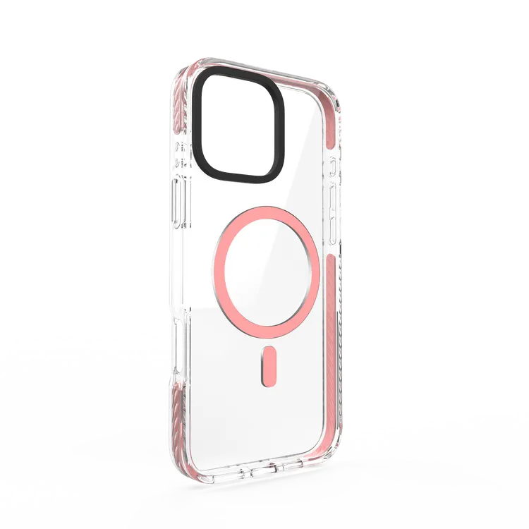 新款透明磁吸高颜值适用苹果16promax手机壳15创意14全包13防摔壳