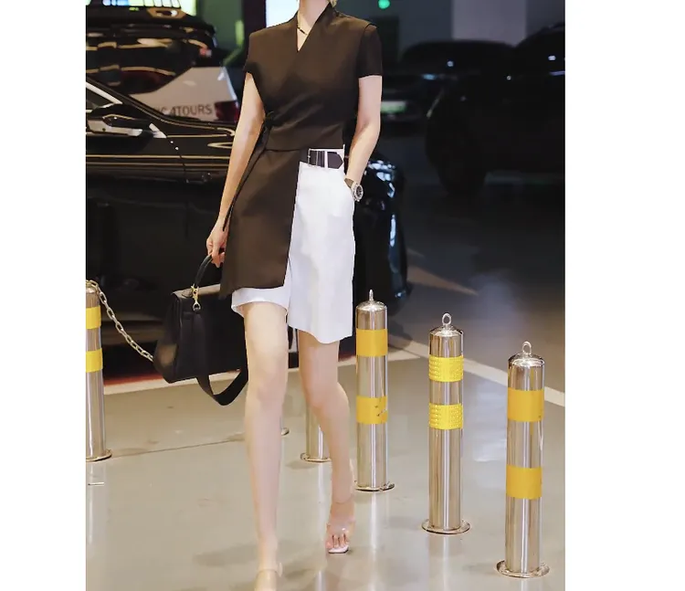 2024春季新款时尚女装网红潮流韩版洋气休闲马甲裤子女轻熟