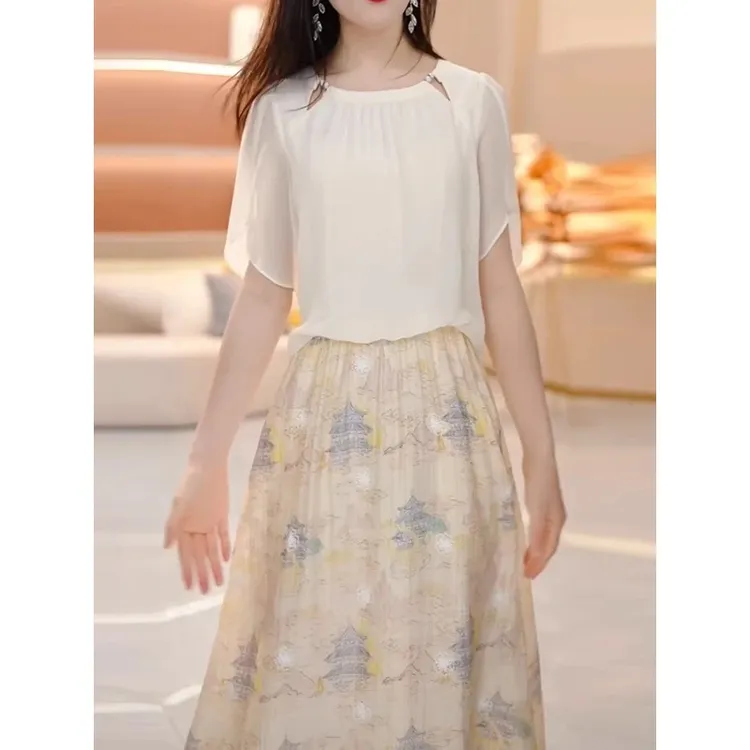 连衣裙2025新款女夏季今年流行爆款气质名媛轻奢高级感5147#