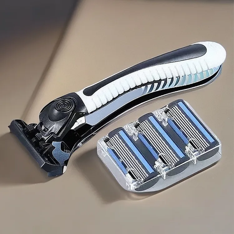 【新店开业】新款6层刀片剃须刀老式胡子刀6层刀进口剃须刀男士手动