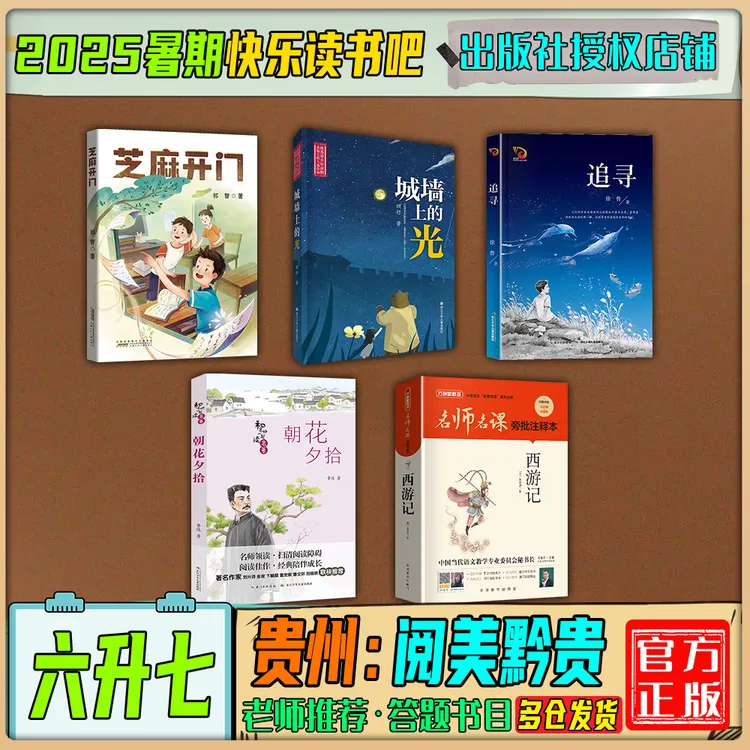2025暑期贵州阅美黔贵六升七年级快乐读书吧芝麻开门城墙上的光