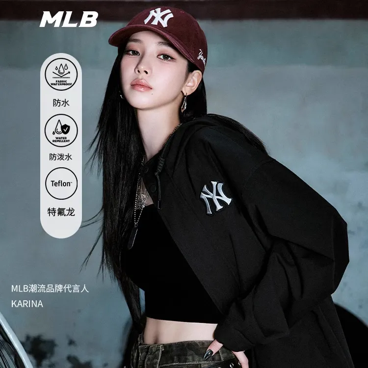 MLB官方男女情侣防泼水流光风外套25秋季新款3AWJB0154