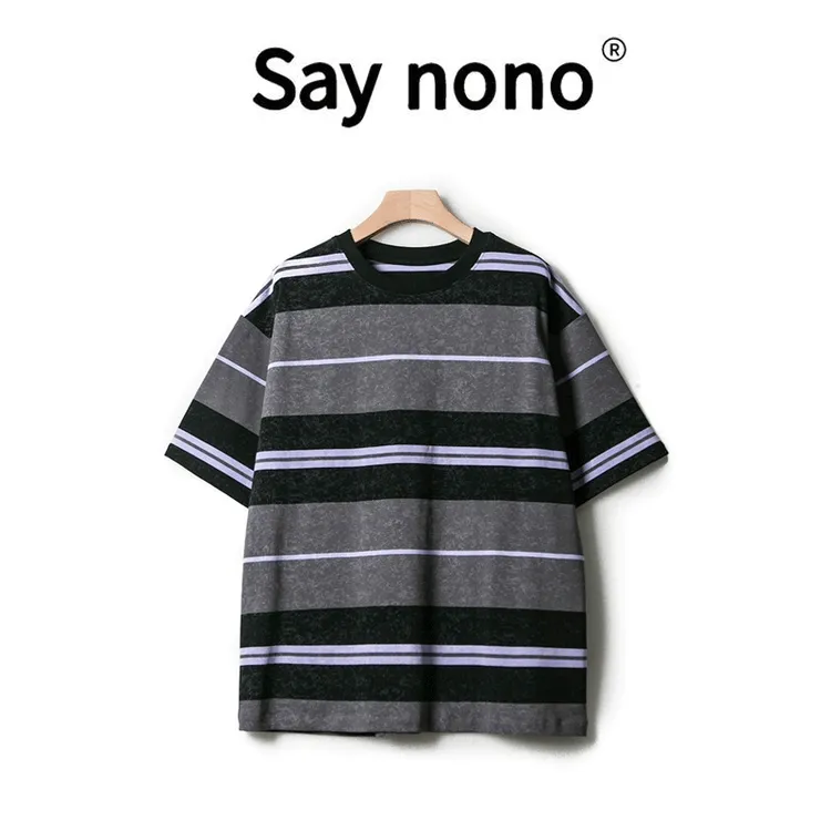 懒猫nonolSaynono高级简约舒适时尚休闲百搭T恤TX2460