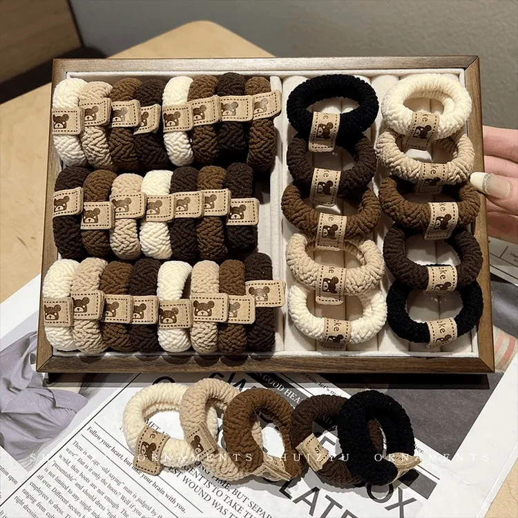 头绳2024新款高端发圈女扎头发橡皮筋高弹力耐用发绳女生头饰皮套