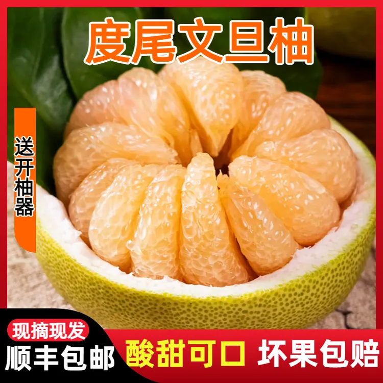 【顺丰】度尾文旦柚红心蜜柚福建仙游柚子新鲜应季孕妇水果酸甜多汁