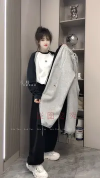 2025新款秋冬卫裤女简约纯色百搭logo时尚运动（127）