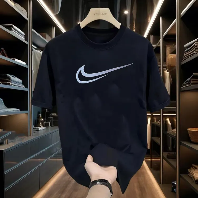 2025春款短袖百搭休闲潮牌春节多色印花T恤圆领男款男士时尚半袖