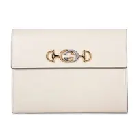 95新 GUCCI/古驰 【静文】马衔扣牛皮荔枝纹手拿包/BGH003790027