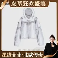 北欧传奇【星线好物】进口水貂外套2561