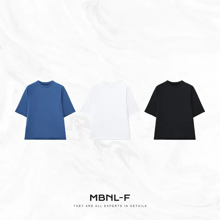 MBNL-F”简调卫衣T“ 100%棉重工定染色宽松圆领卫衣秦磊XM-XSY5051