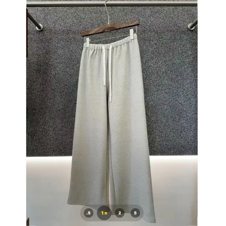 【冬日燕麦片】2025松弛舒适显瘦中腰宽松糯米裤时尚百搭秋冬