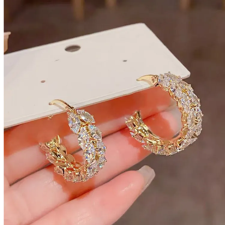 铜合金耳饰 76时尚精致麦穗耳饰