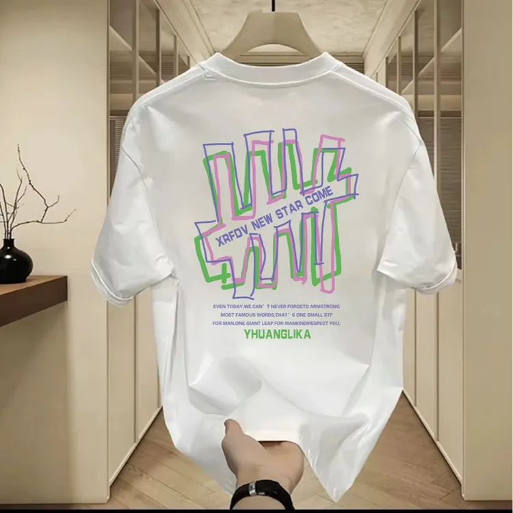 【美式】男生潮牌短袖男女同款t恤T恤百搭休闲圆领宽松高考