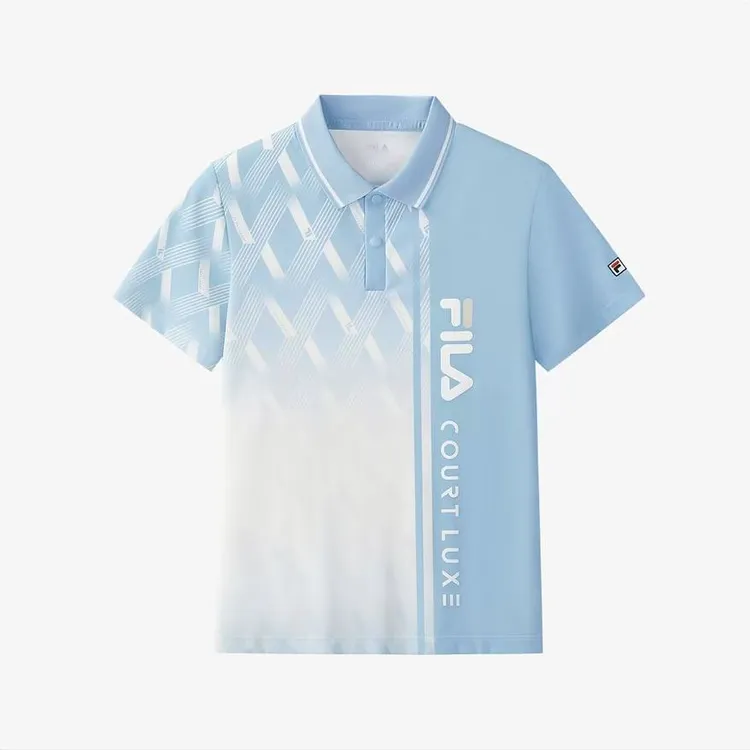 FILA斐乐儿童【速干抗紫外线】夏季新款拼色时尚网球短袖K12B523121