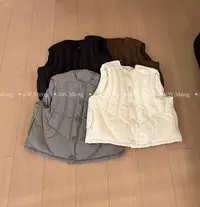 WMeng.【四色羽绒马甲】小众极简百搭厚实羽绒马甲JS-Y-25091910