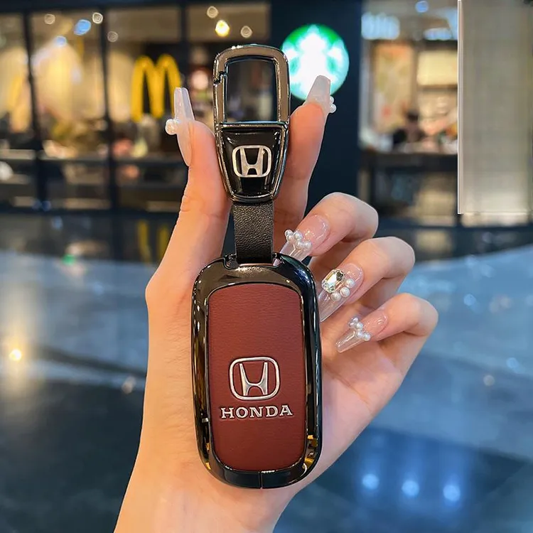 适用本田钥匙套crv思域十代十一雅阁hrv型格皓影xrv冠道车包扣壳