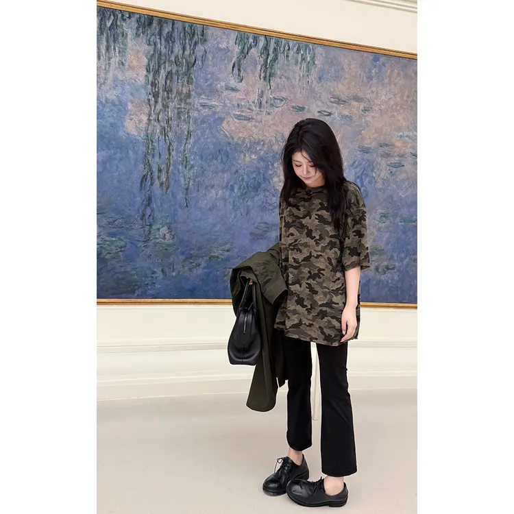 LA CALLA迷彩短袖/长袖T恤OY-AT6303