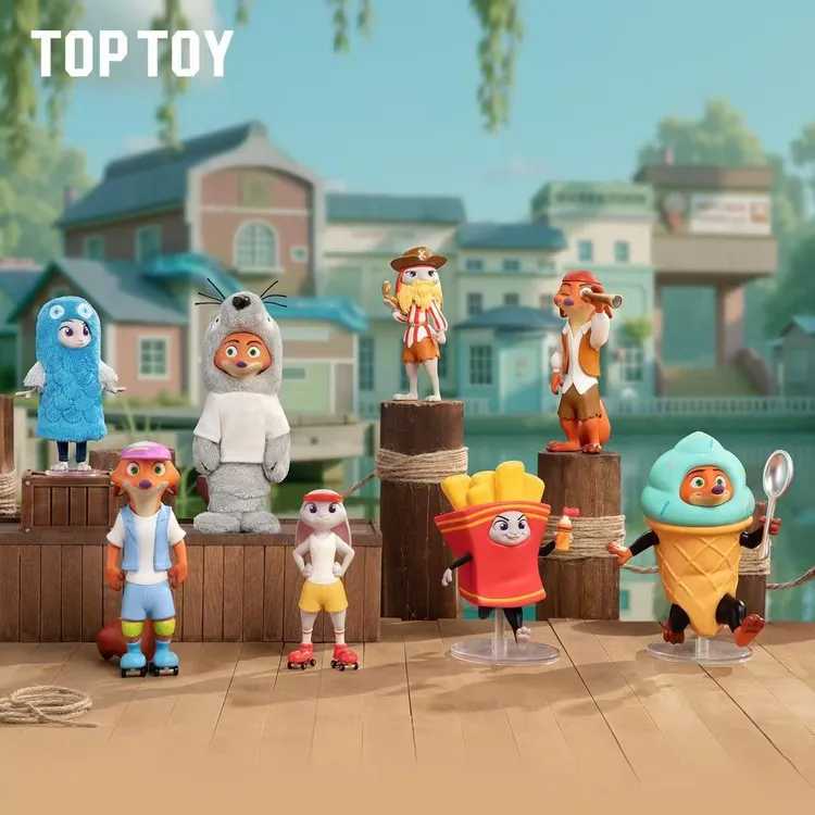 【荣仔】正版TOPTOY-疯狂动物城2尼克与朱迪伪装者系列手办盲盒代拆