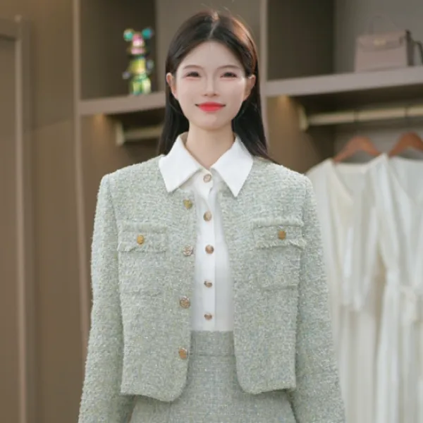 新款显瘦爆款女装宽松气质时尚减龄优雅修身两件套M-3XL