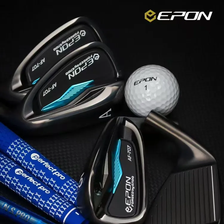 2025新款正品EPON高尔夫球杆AF-707黑色限量铁杆组定制球杆