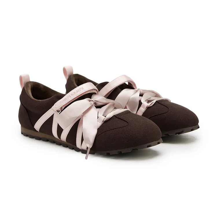 CHELTS&KALTH2025秋新款女鞋71650021绑带休闲鞋玛丽珍平底德训鞋