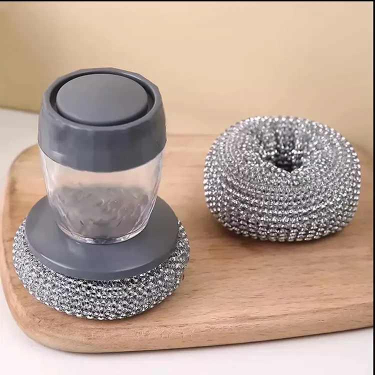 【一套➕2个替换球】刷锅神器洗锅清洁自动加液洗碗刷按压便捷去污