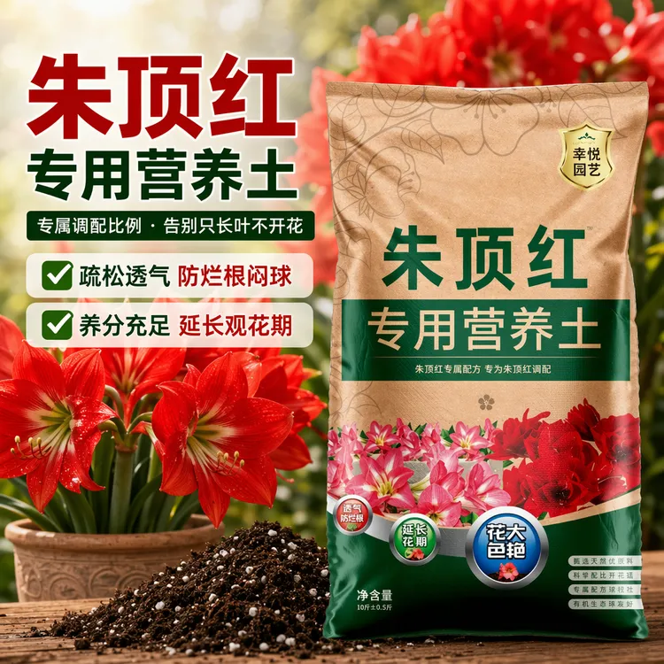 种朱顶红专用土通用型球根种球专用土花土壤专用肥料泥土疏松土壤商品图