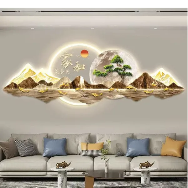 新款家和万事兴高级亚克力防水装饰设计个性实物快递沙发定制