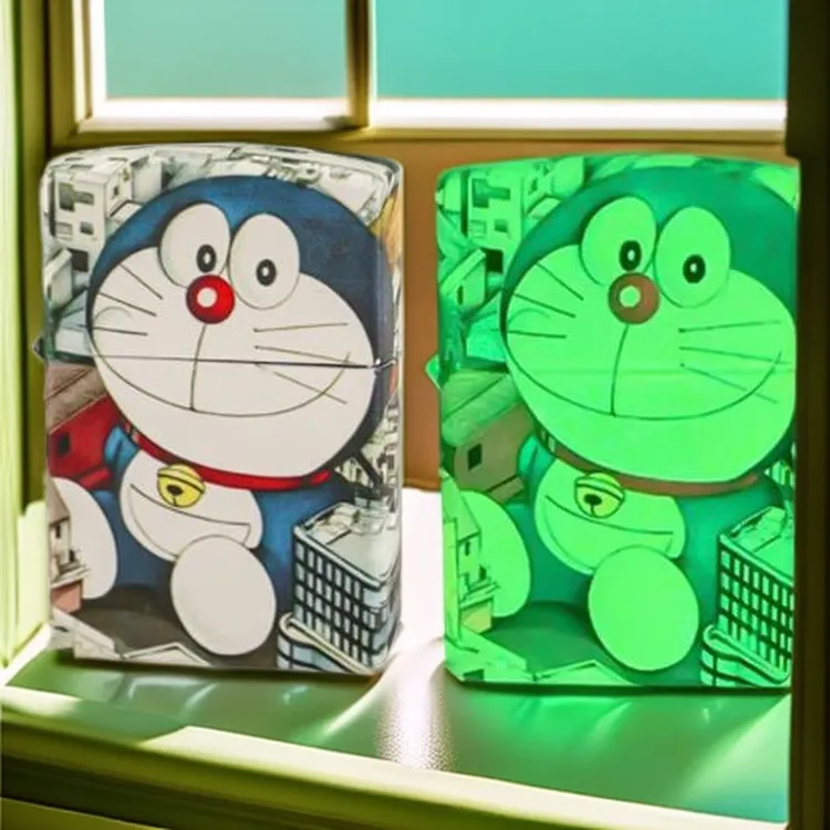 【夜光蓝胖子】JL7000金属煤油打火机