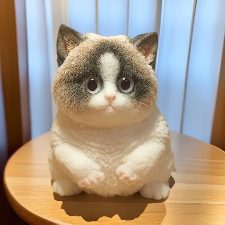 可爱Q弹硅胶布偶猫咪捏捏乐A