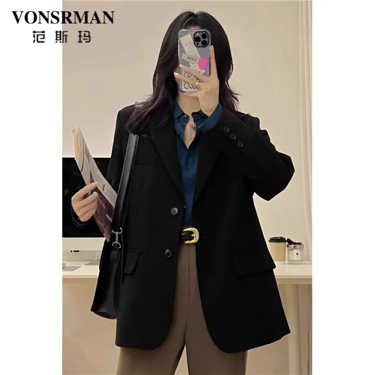 高级感炸街小西装外套女2025新款春秋季今年流行小个子韩系西服潮