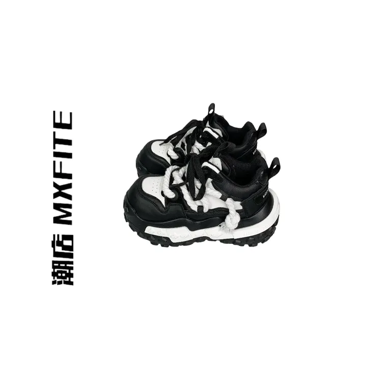 MXFITE潮店新款个性潮酷厚底系带休闲运动鞋（AL7758）