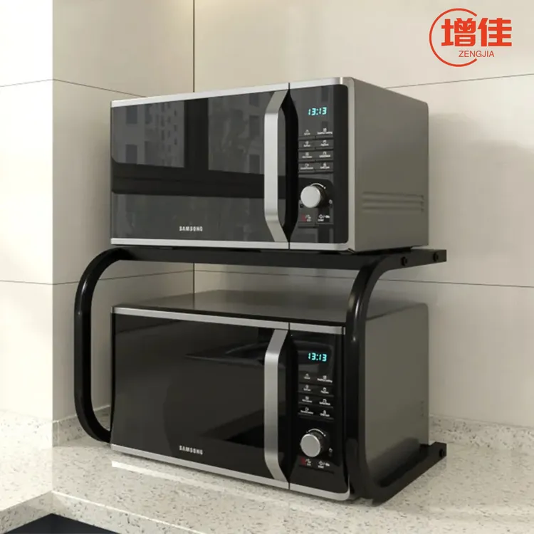 双层微波炉置物架厨房置物架微波炉架电饭煲置物架微波炉架置物架