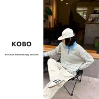 【KOBO】H8975秋日氛围感条纹卫衣