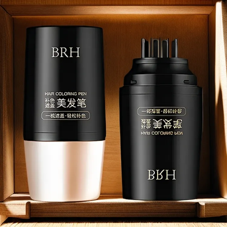美发神器BRH新款在家补色补发缝隙快速遮盖白发美发笔植物不伤发