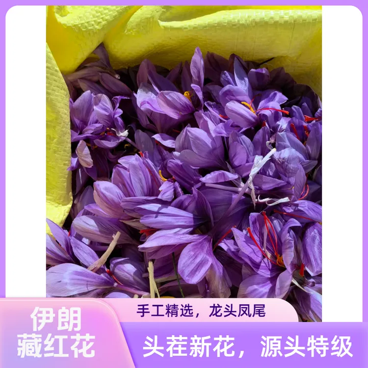 伊朗进口头茬藏红花泡水金黄高品质礼盒有运费险