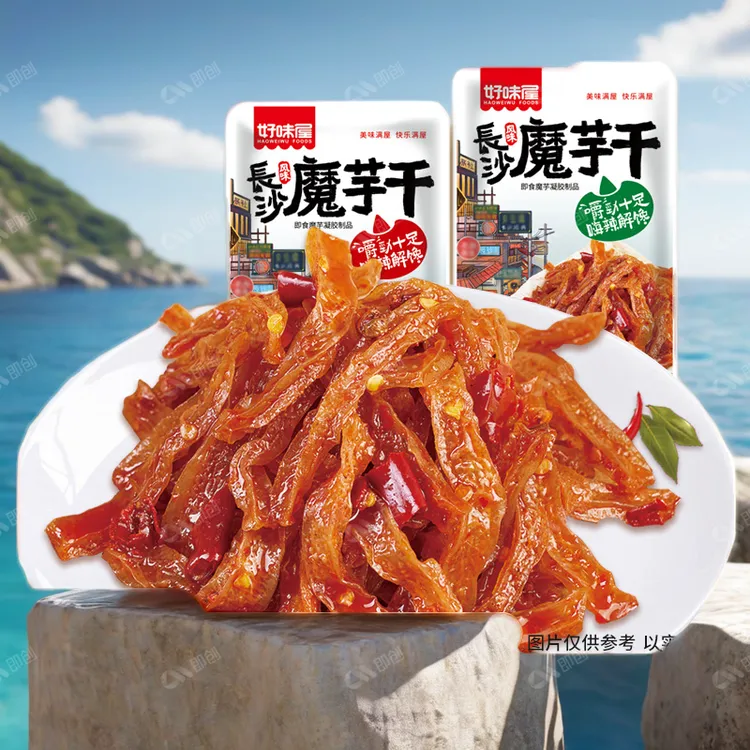 寝室零食传统小吃经典宿舍过节加班麻辣追剧香辣好味屋魔芋干休闲