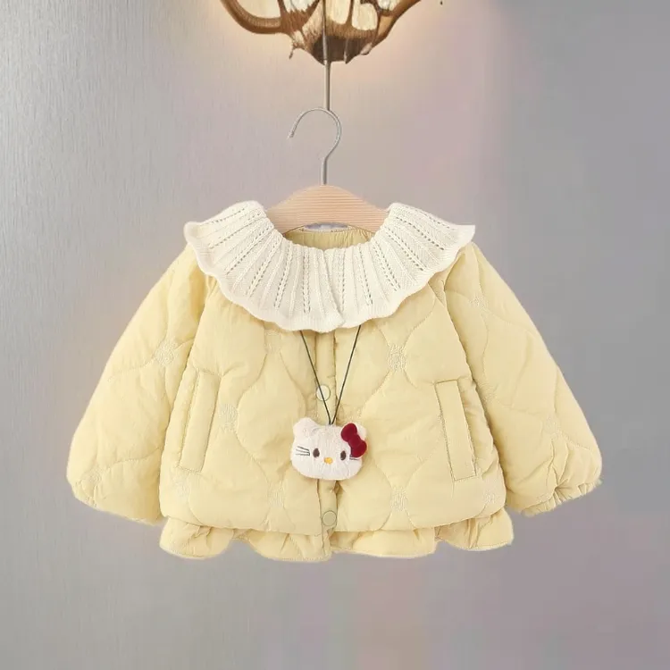 女童棉衣外套儿童冬季保暖棉袄小女孩童装公主女宝宝加厚外套棉服
