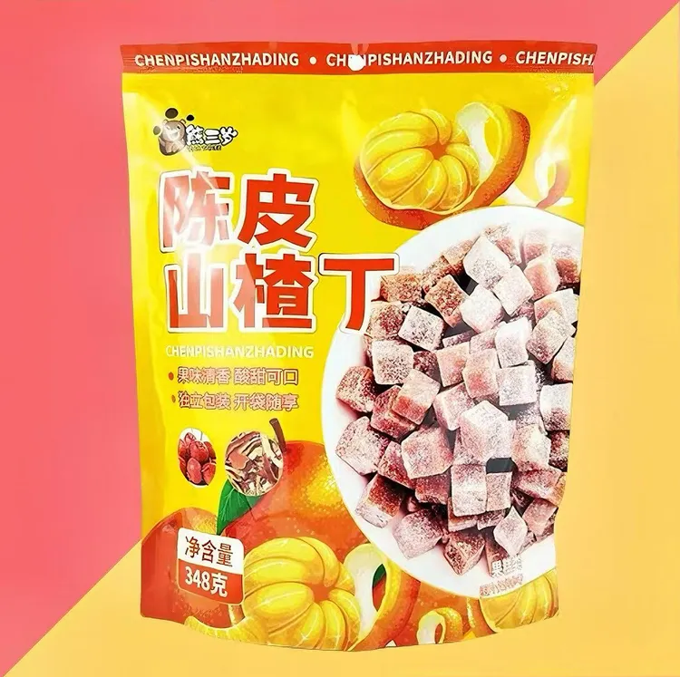 陈皮山楂丁348g 缤纷果肉橘皮网红直播儿童休闲零食品