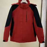 D65加绒加厚款棉服冬季连帽显瘦棉衣休闲加绒户外防风