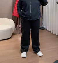 秋季新款大码宽松休闲百搭显瘦直筒裤