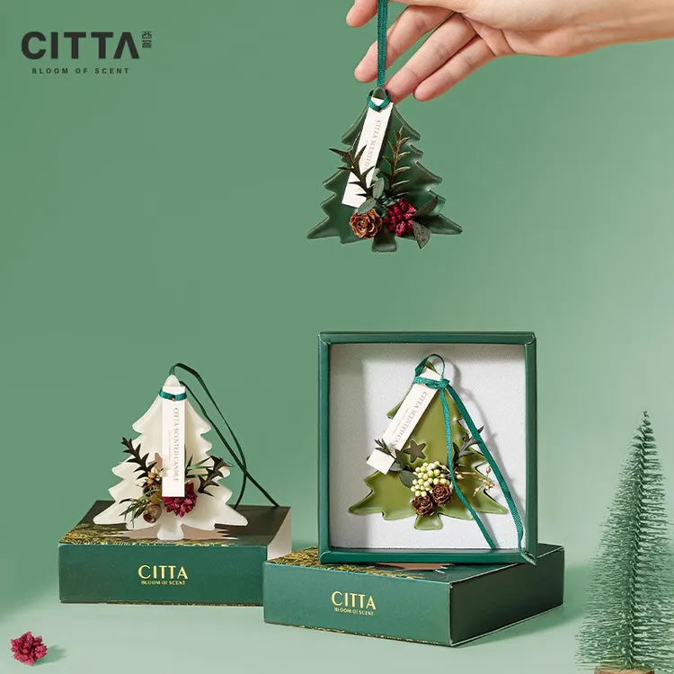 CITTA/西苔小森林香薰蜡片卧室衣柜除味持久留香香氛挂件伴手礼