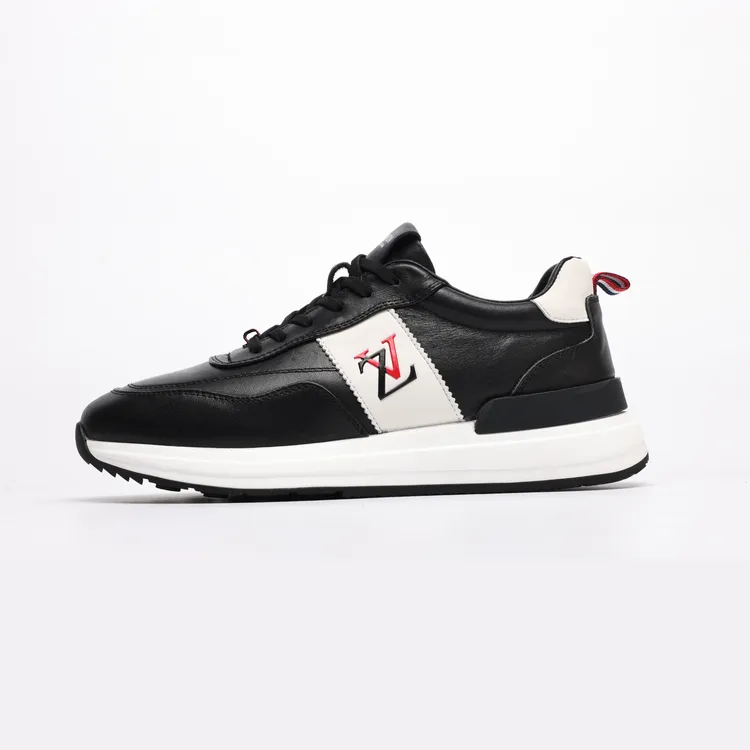 FANMIFAN/梵米凡头层牛皮轻奢男鞋时尚舒适软底百搭轻便休闲鞋